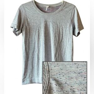 Lululemon Swiftly Tech Short Sleeve Crew *Space Dye Speckle - Grey/Multi Size 6